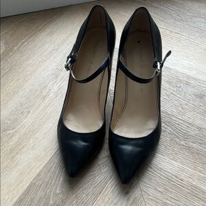 Marc Fisher Black Leather Heels